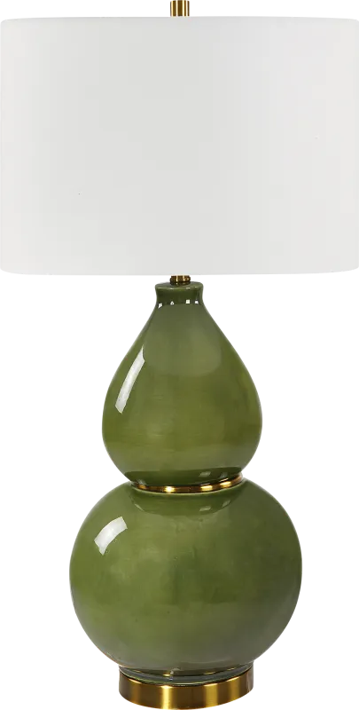 Michaux Trail Green Lamp