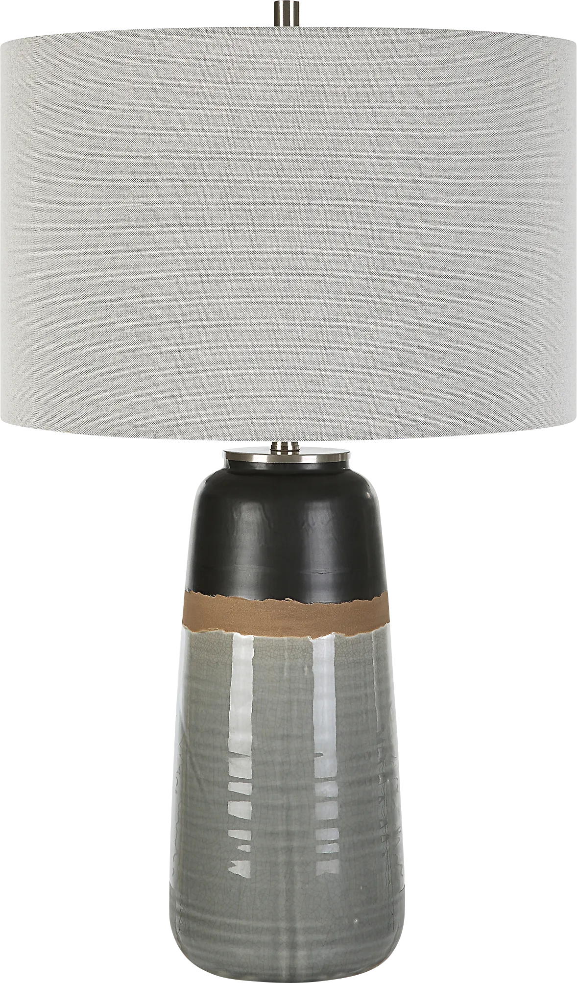 Norwood Valley Gray Lamp - Image 1