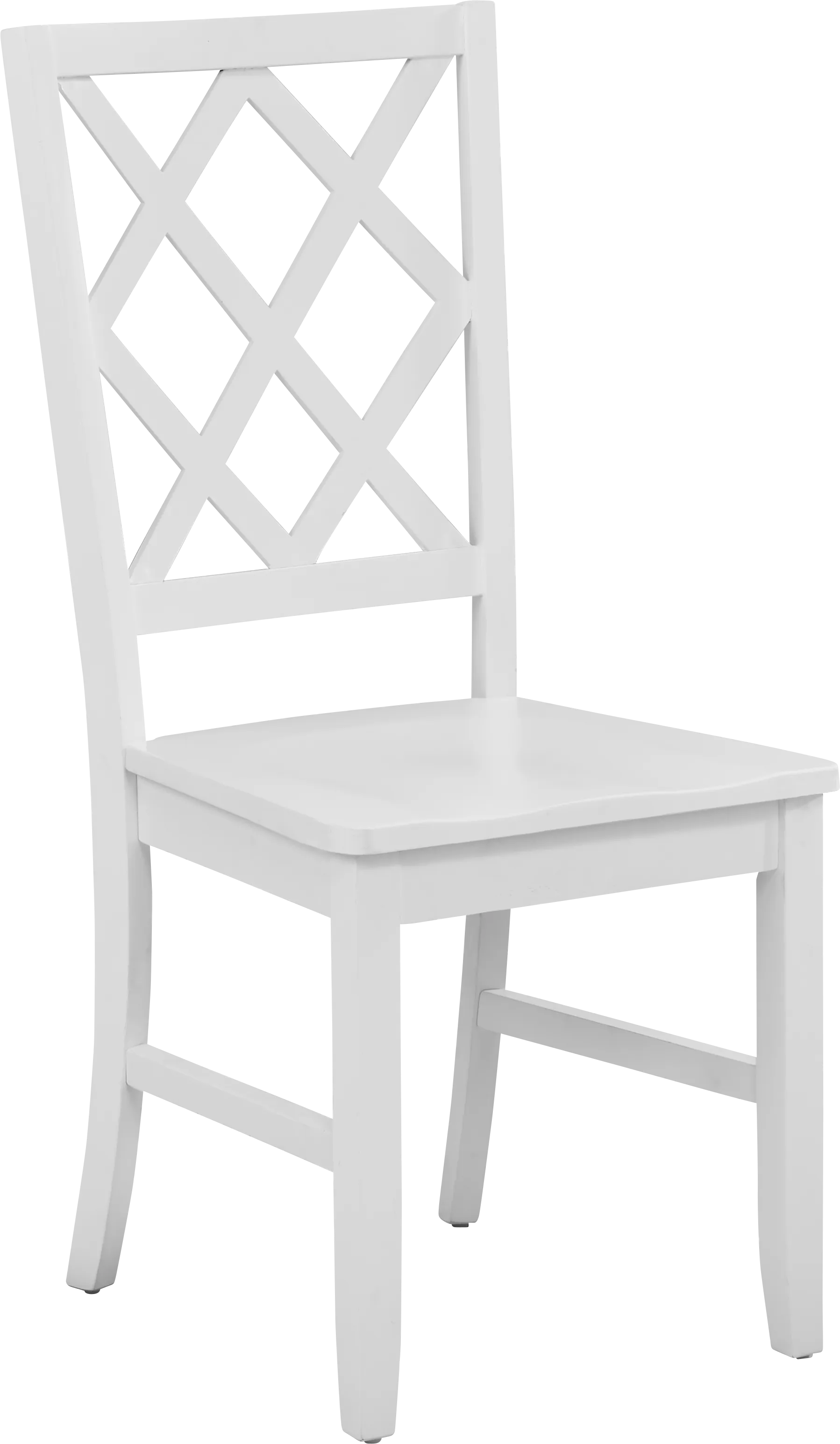 Concord White 3 Pc Drop Leaf Dining Room with White Slat Back Chairs - Thumbnail - Image 10