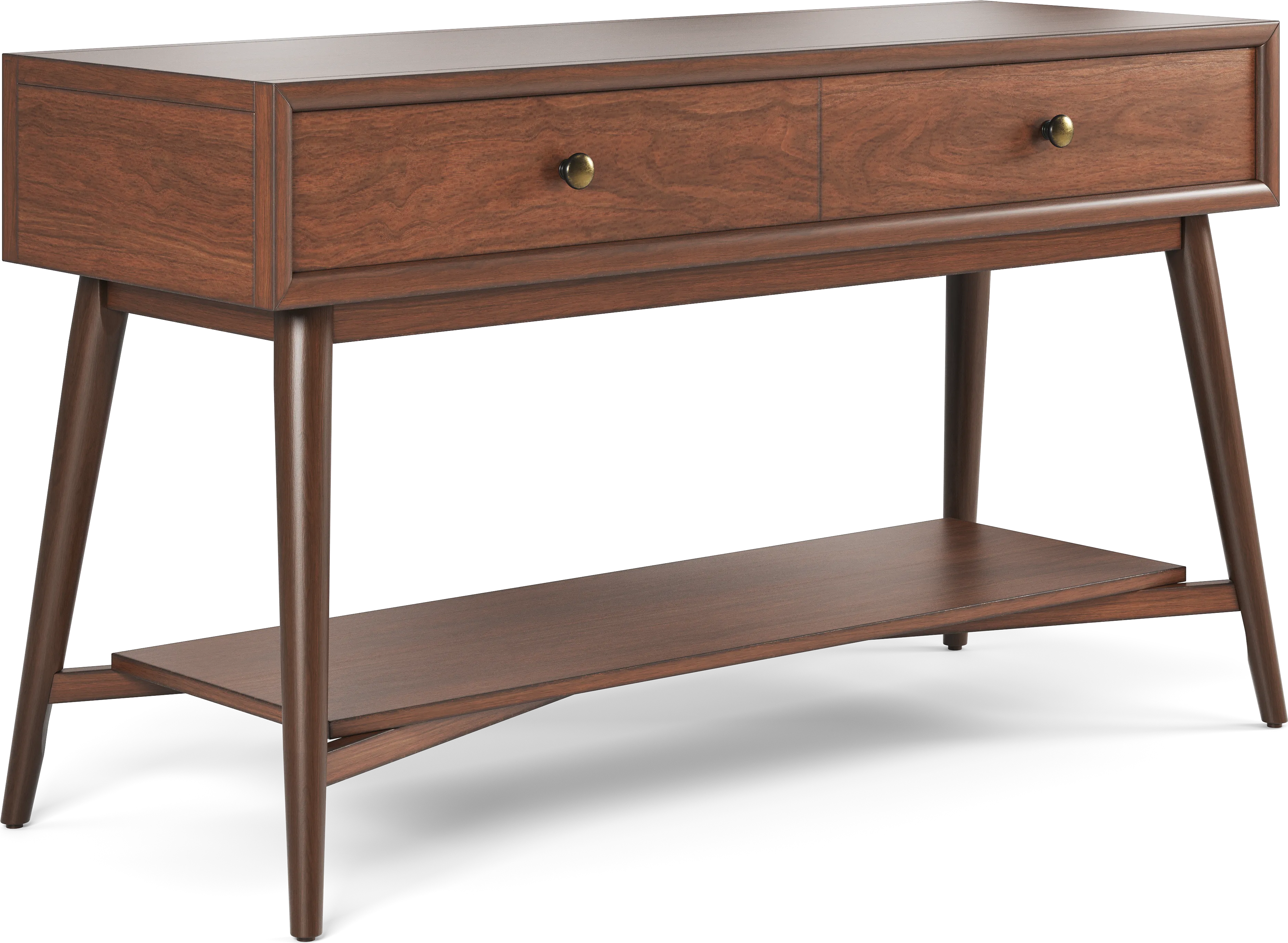 Greyson Brown Cherry Finish Sofa Table - Thumbnail - Image 1