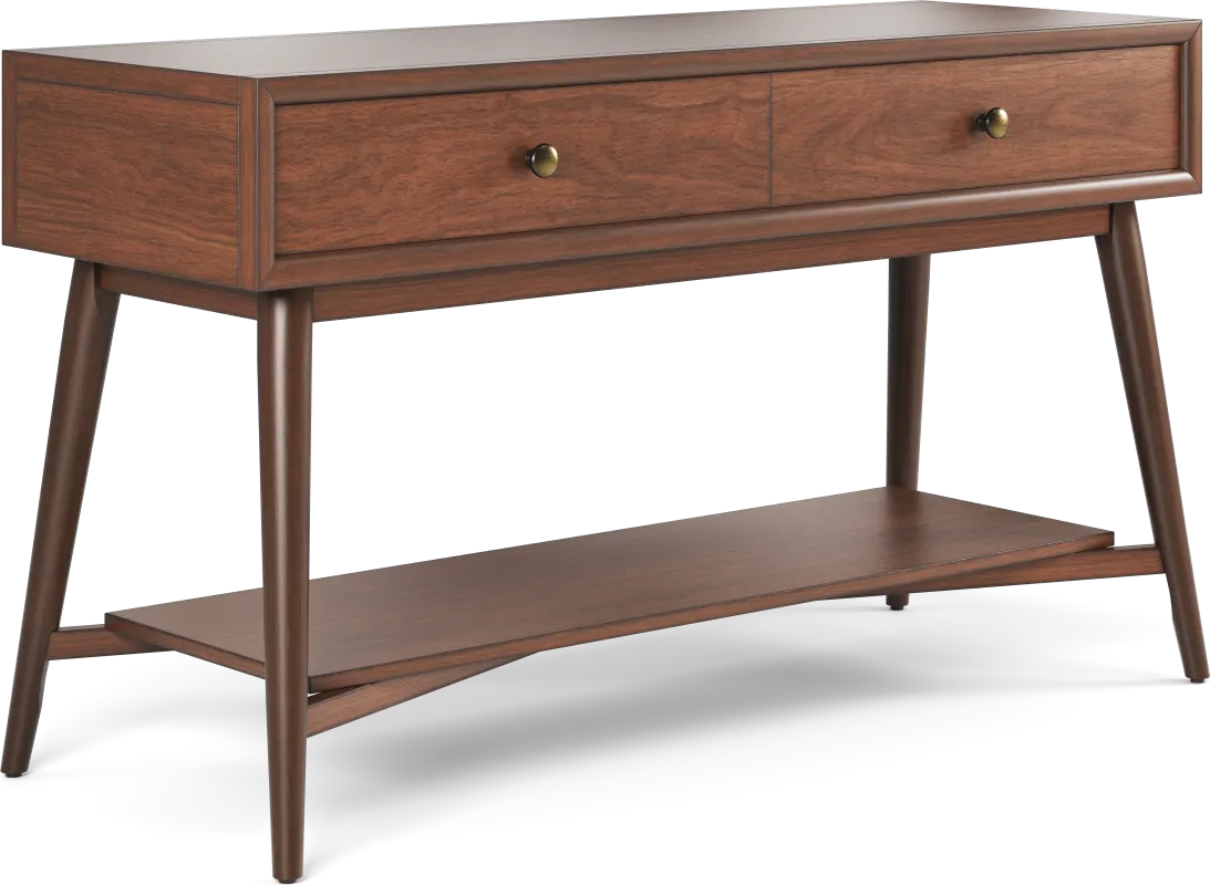 Greyson Brown Cherry Finish Sofa Table