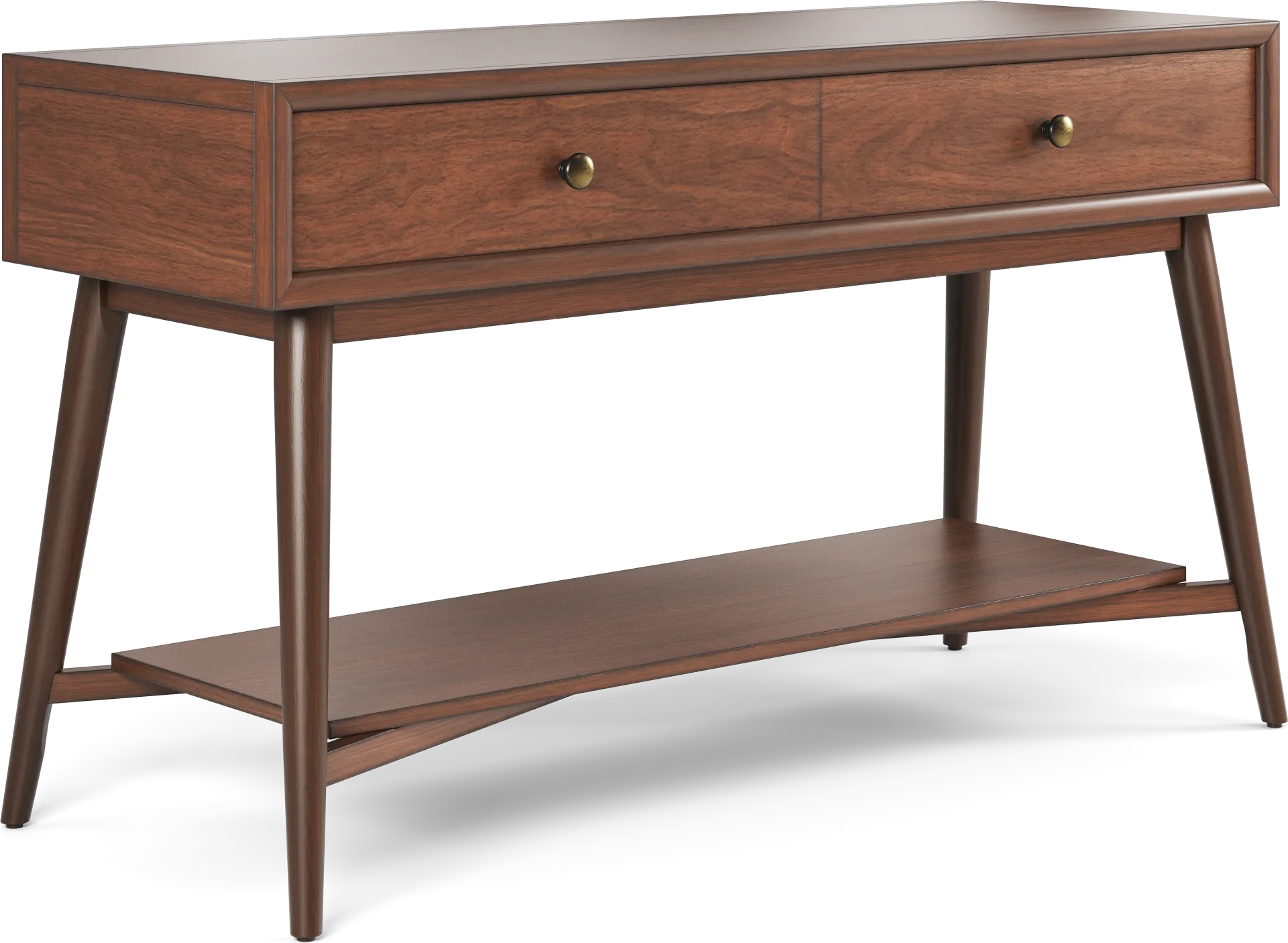 Greyson Brown Cherry Finish Sofa Table - Image 1