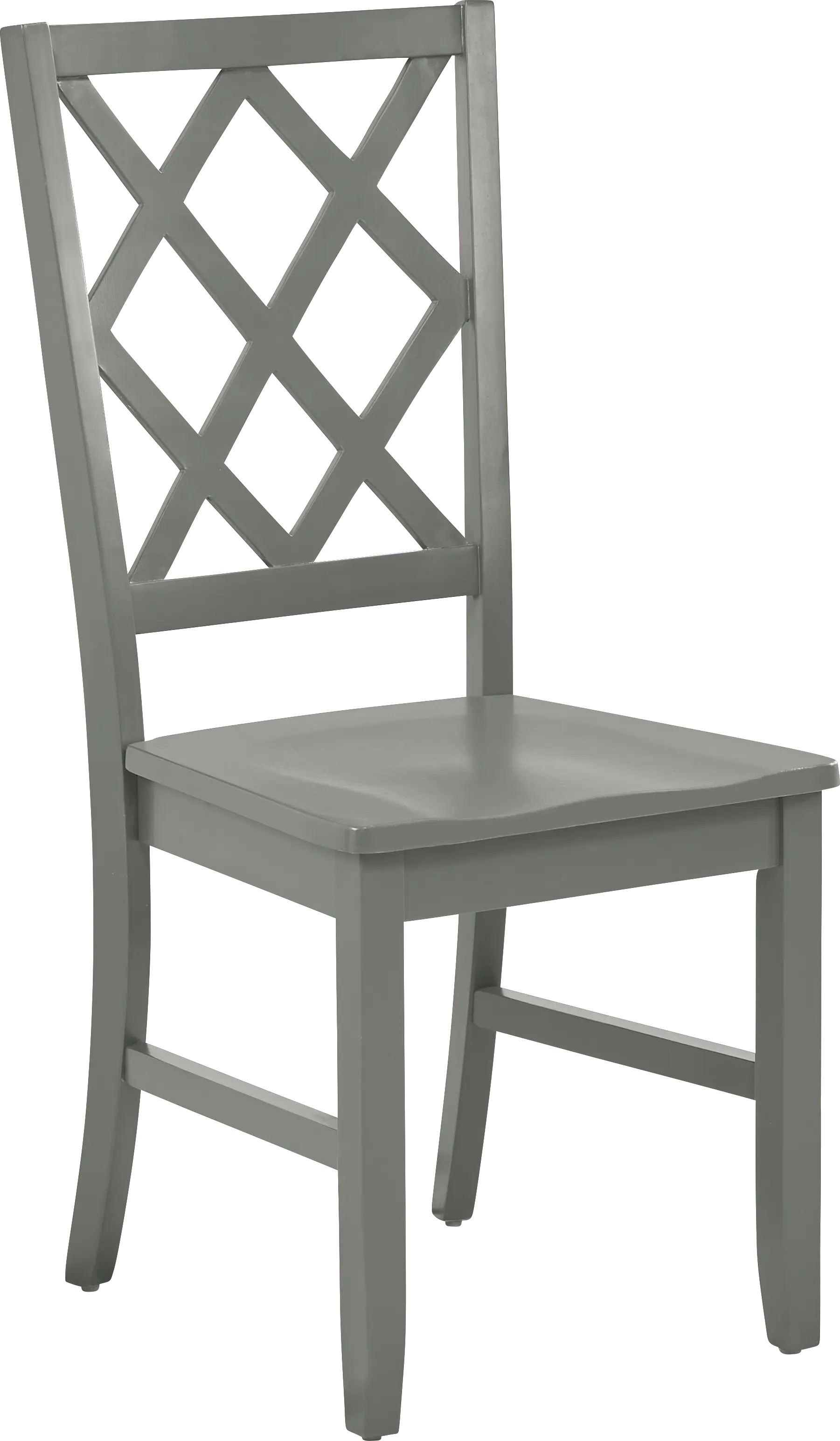 Concord Gray Diamond Back Chair