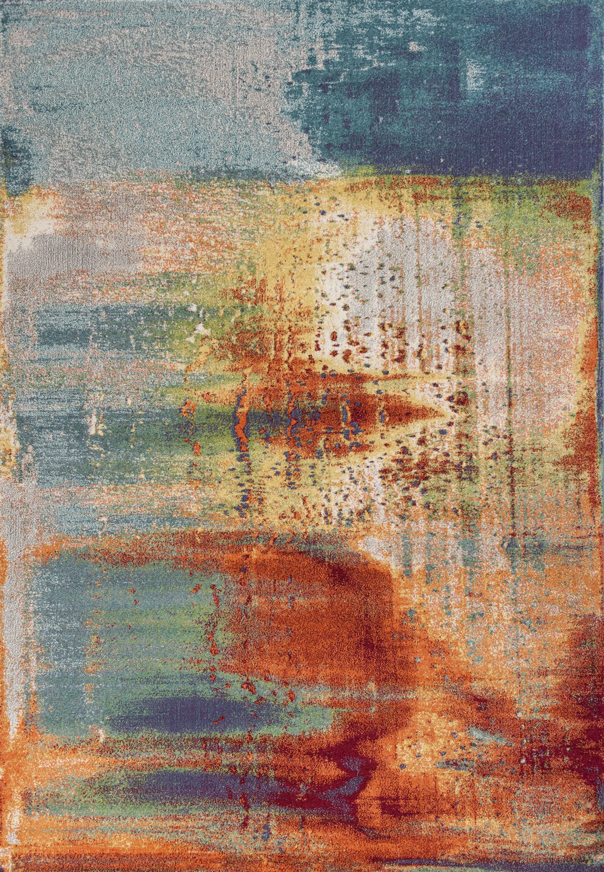 Auqarelle Red 7'10 x 10'10 Rug - Image 1