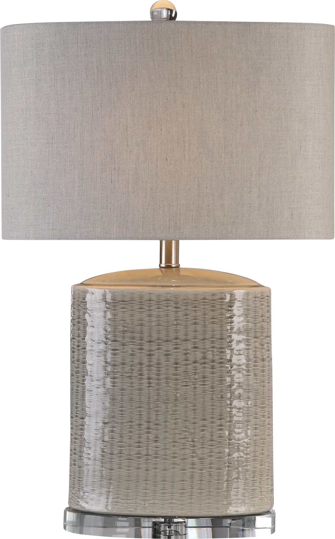 Barkington Gray Lamp - Thumbnail - Image 1