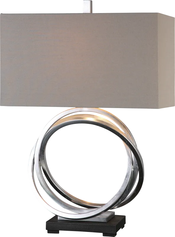 Orbital Silver Lamp