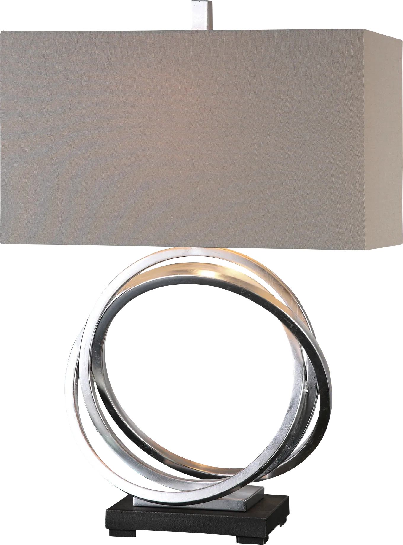 Orbital Silver Lamp