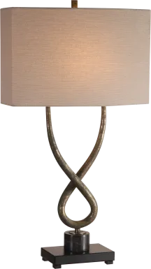 Carol Ann Way Silver Lamp