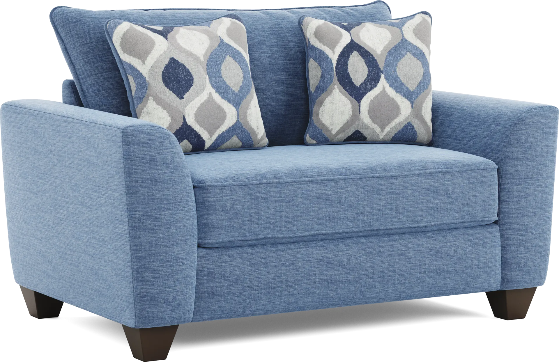 Dennin Heights Blue Gel Foam Sleeper Chair - Image 1