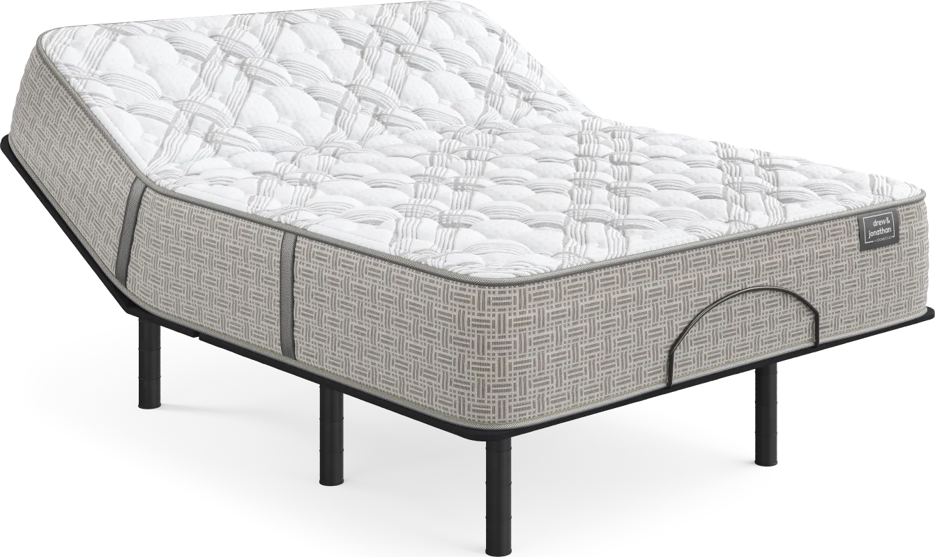 Drew & Jonathan Capertee Queen Mattress with Head Up Only Base