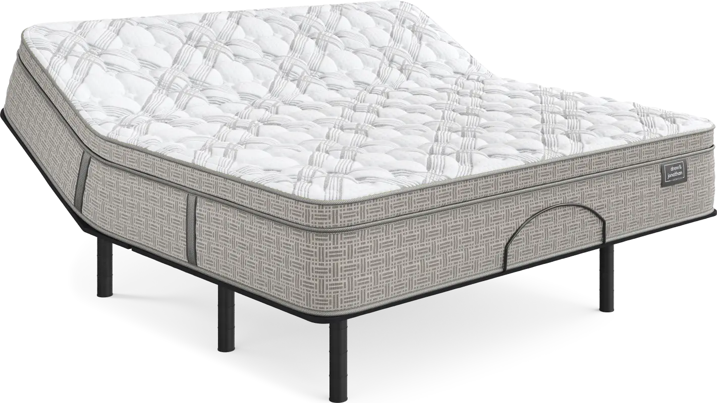 Drew & Jonathan Ruby Ranch King Mattress with Head Up Only Base