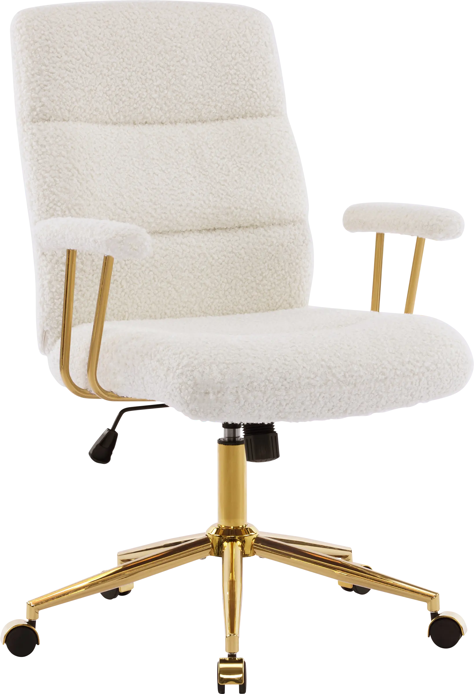 Yvoria White Office Chair