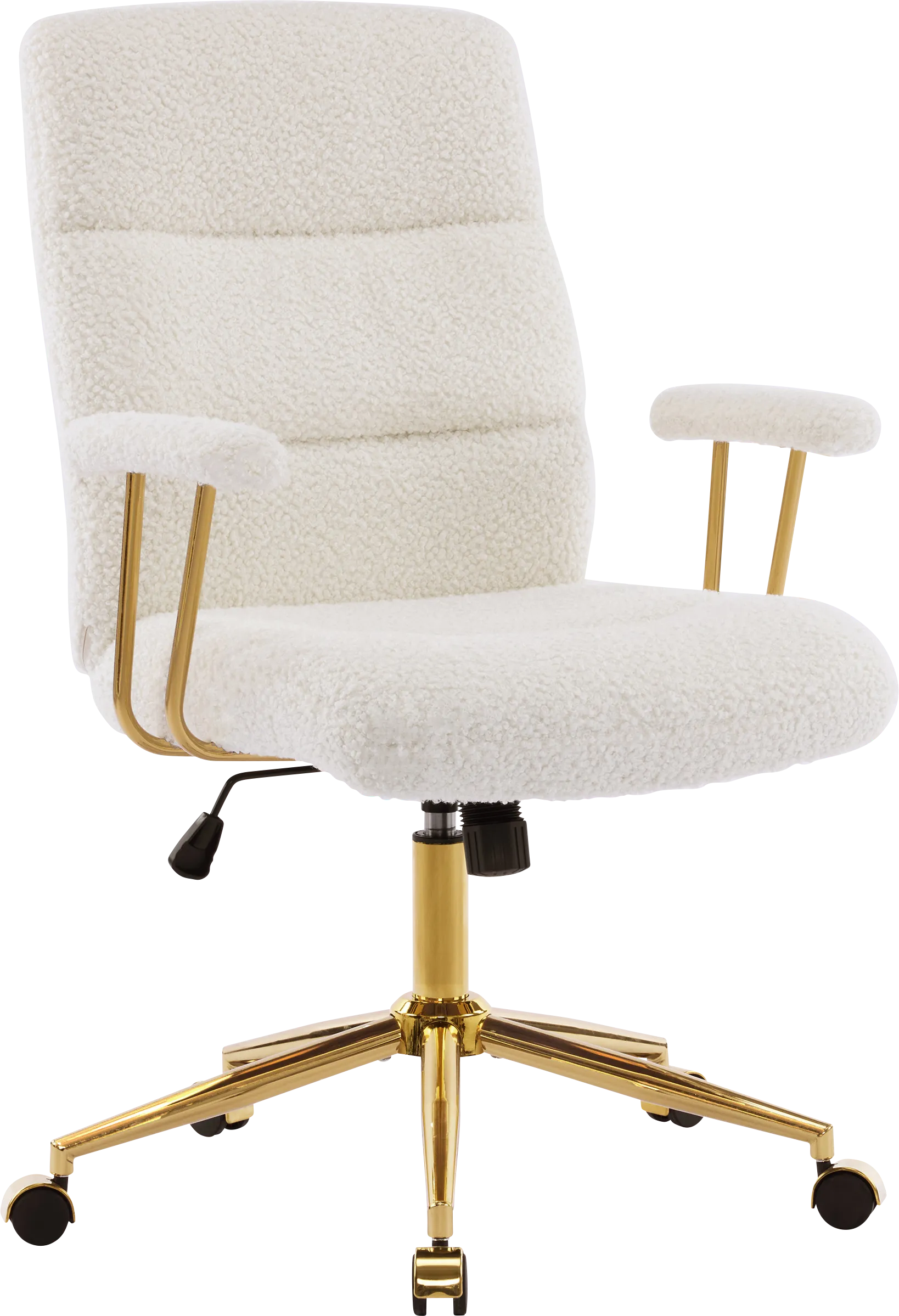 Yvoria White Office Chair - Image 1