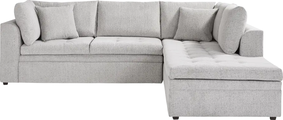 Sheridan Place Gray 2 Pc Sleeper Sectional