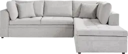 2 pc right arm sleeper sectional