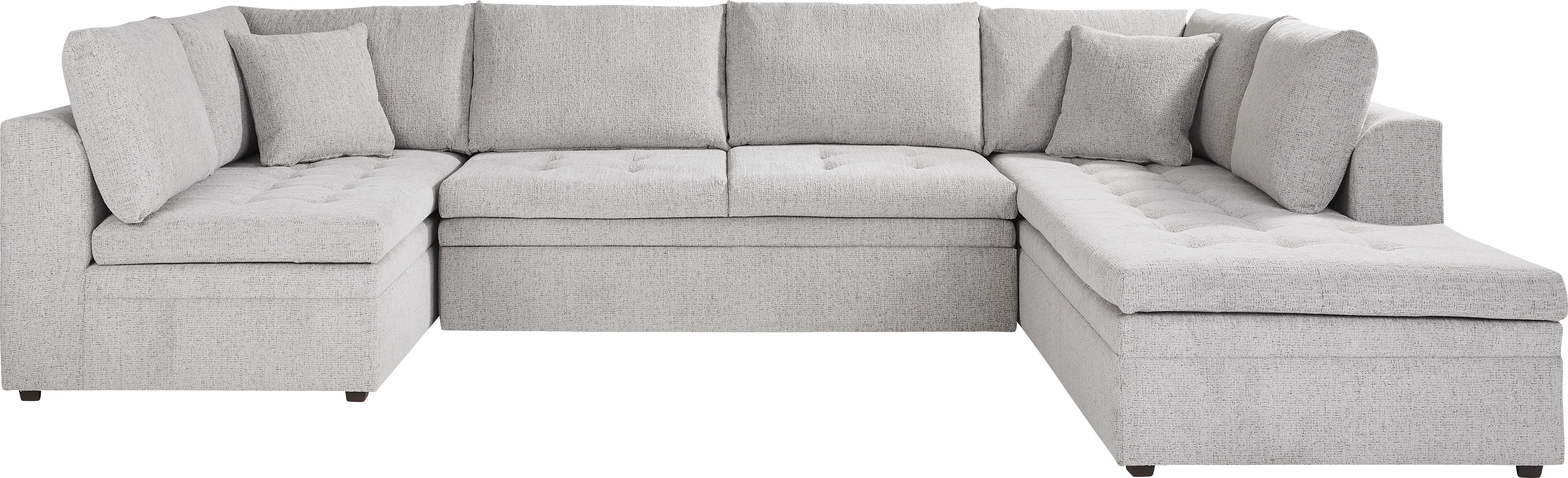 Sheridan Place Gray 3 Pc Sleeper Sectional - Thumbnail - Image 1