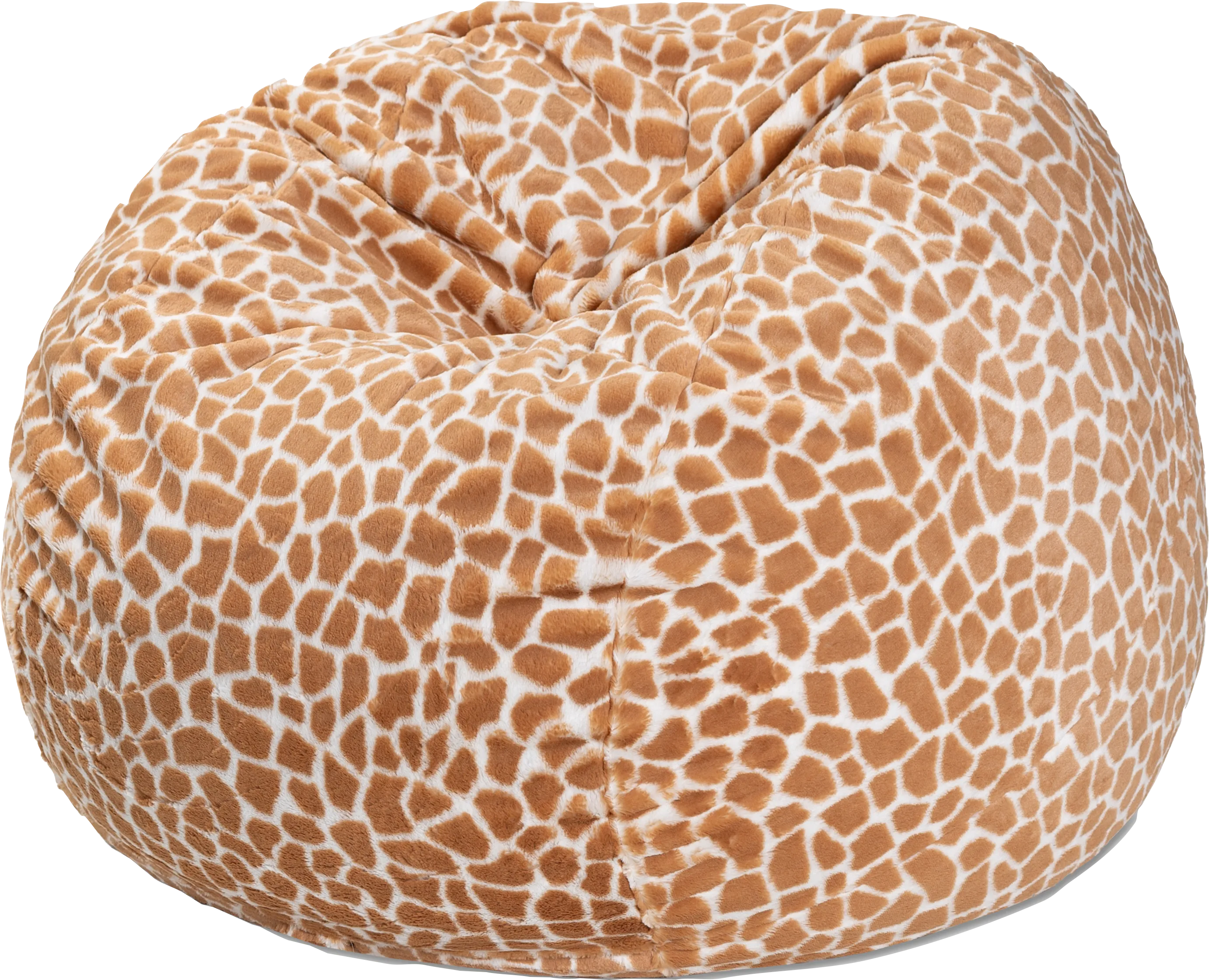 Kids Cushy Cloud Brown Bean Bag Chair - Thumbnail - Image 1