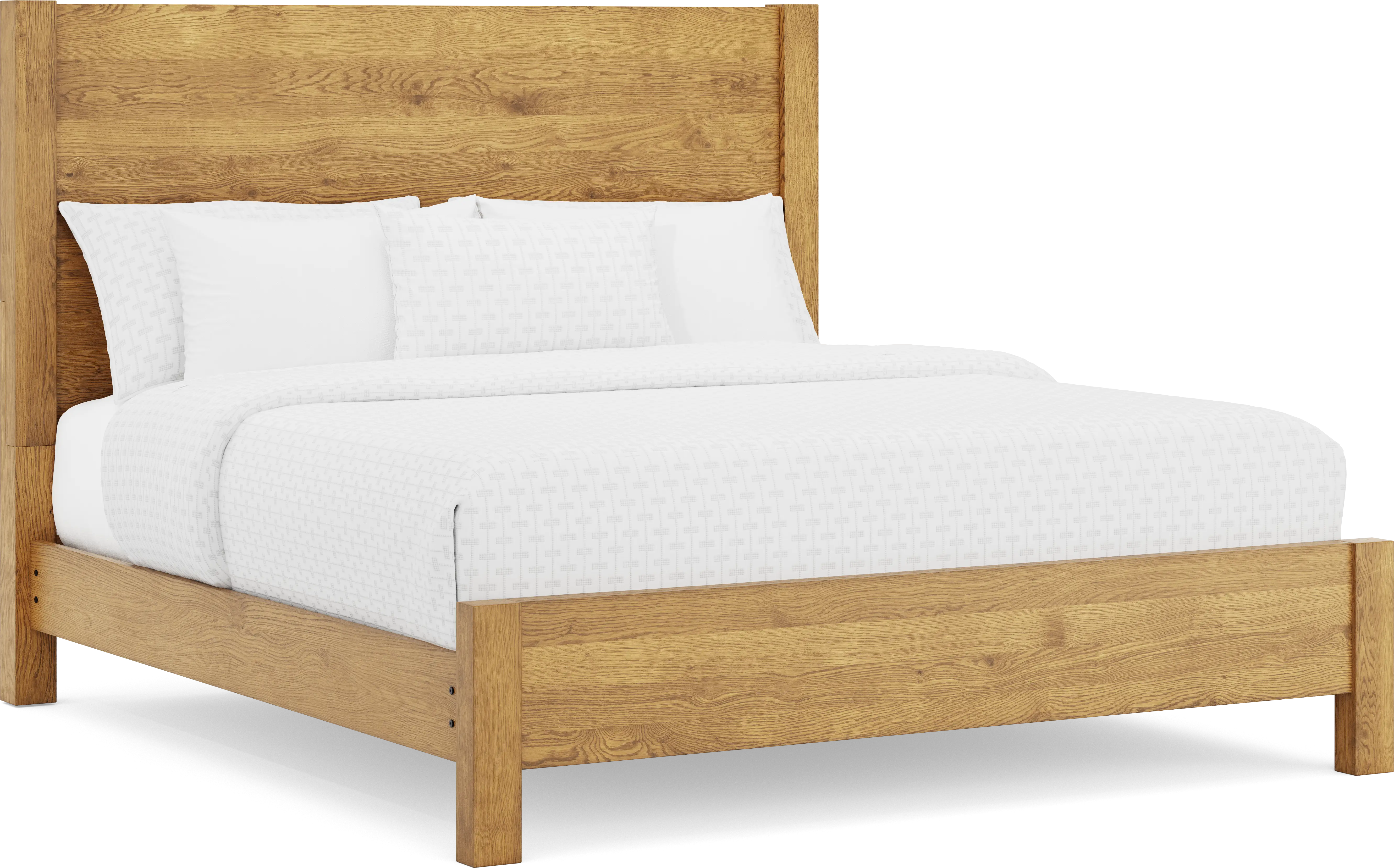 Ithaca Natural 5 Pc King Panel Bedroom - Thumbnail - Image 2