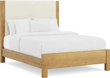 3 pc queen upholstered bed