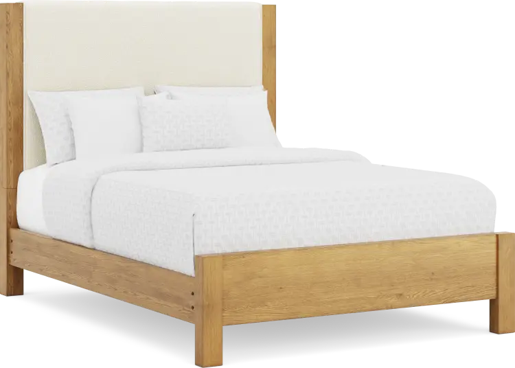 3 pc queen upholstered bed