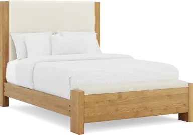 3 pc queen upholstered bed