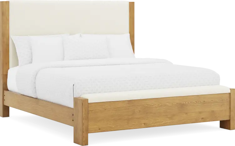 3 pc king upholstered bed