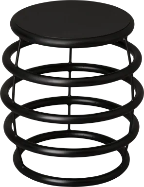 Glenore Black Accent Table