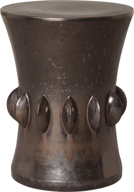 Rainford Gun Metal Outdoor Stool