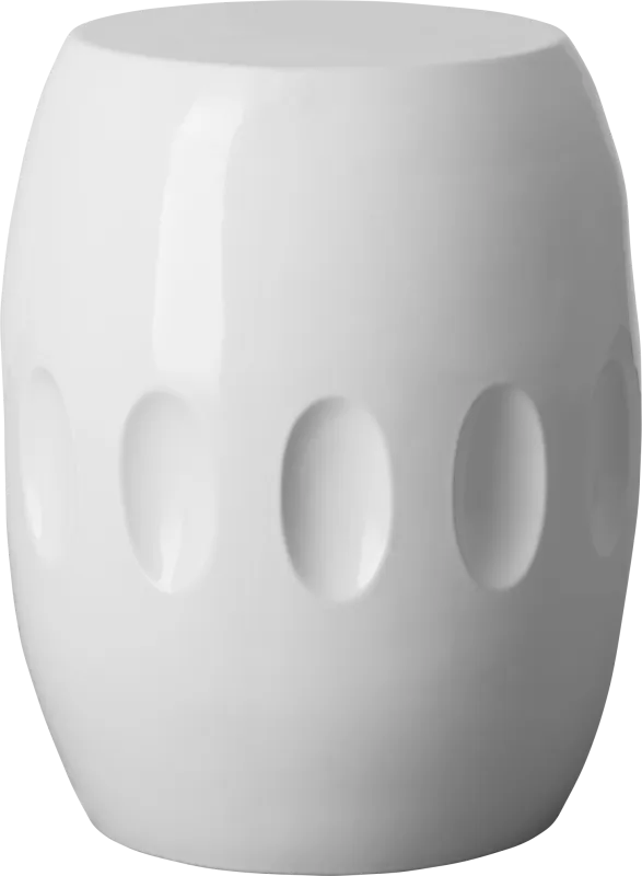 Tabrez White Outdoor Stool