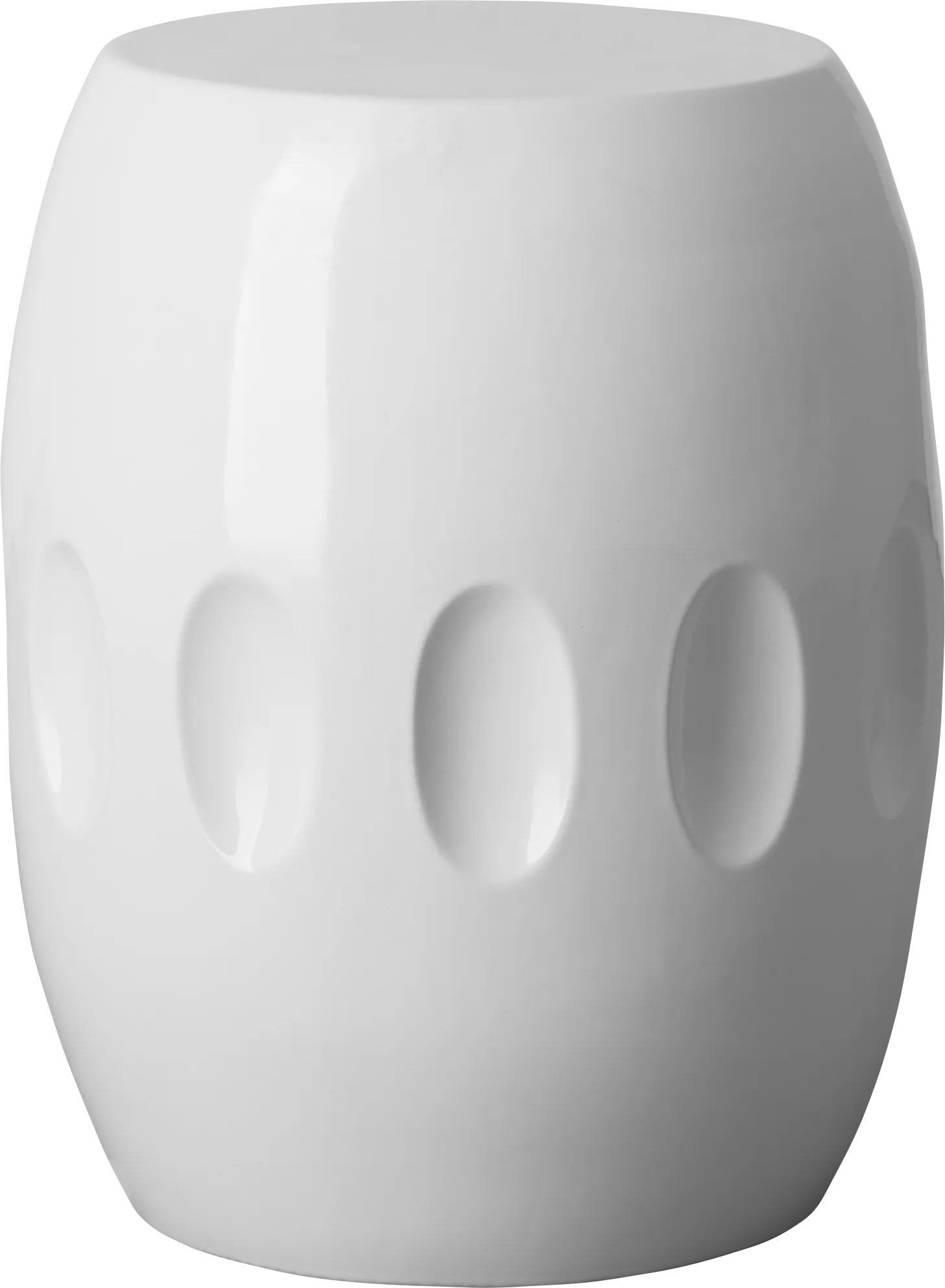 Tabrez White Outdoor Stool - Image 1