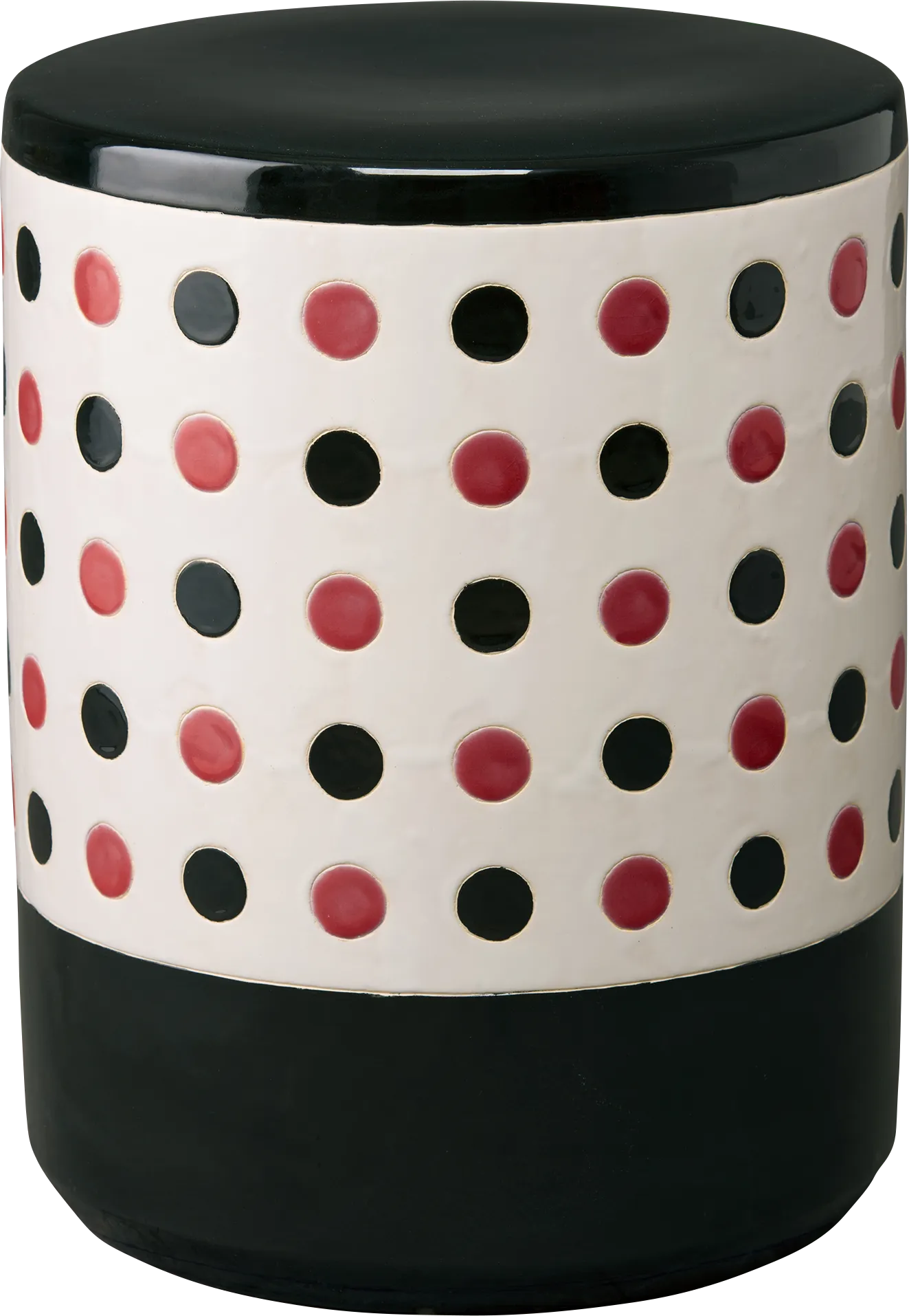 Hargett Burgundy Outdoor Stool - Image 1