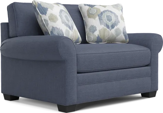 Bellingham Sapphire Textured Chenille Chair