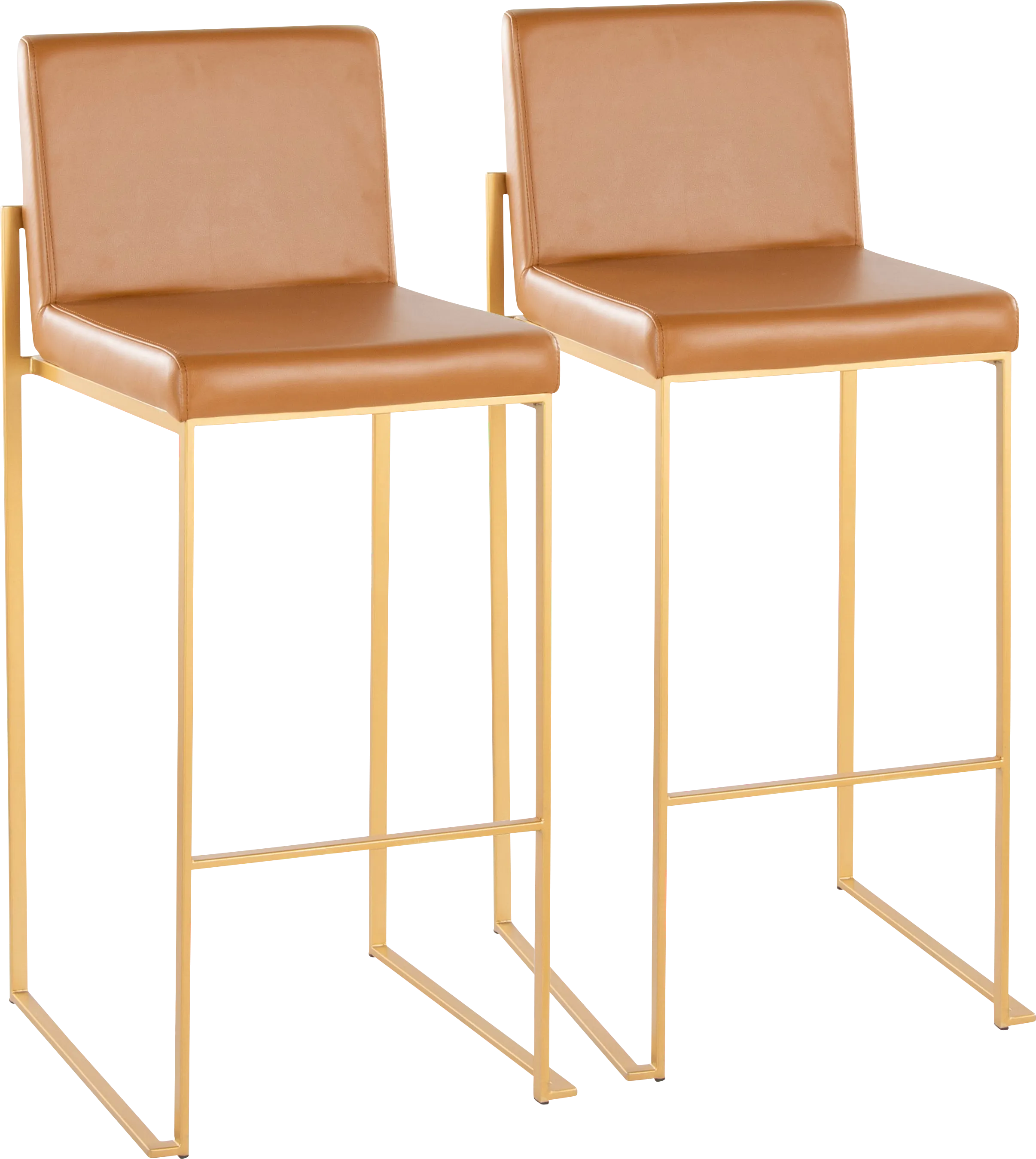 Nowotny III Camel Barstool, Set of 2 - Thumbnail - Image 1