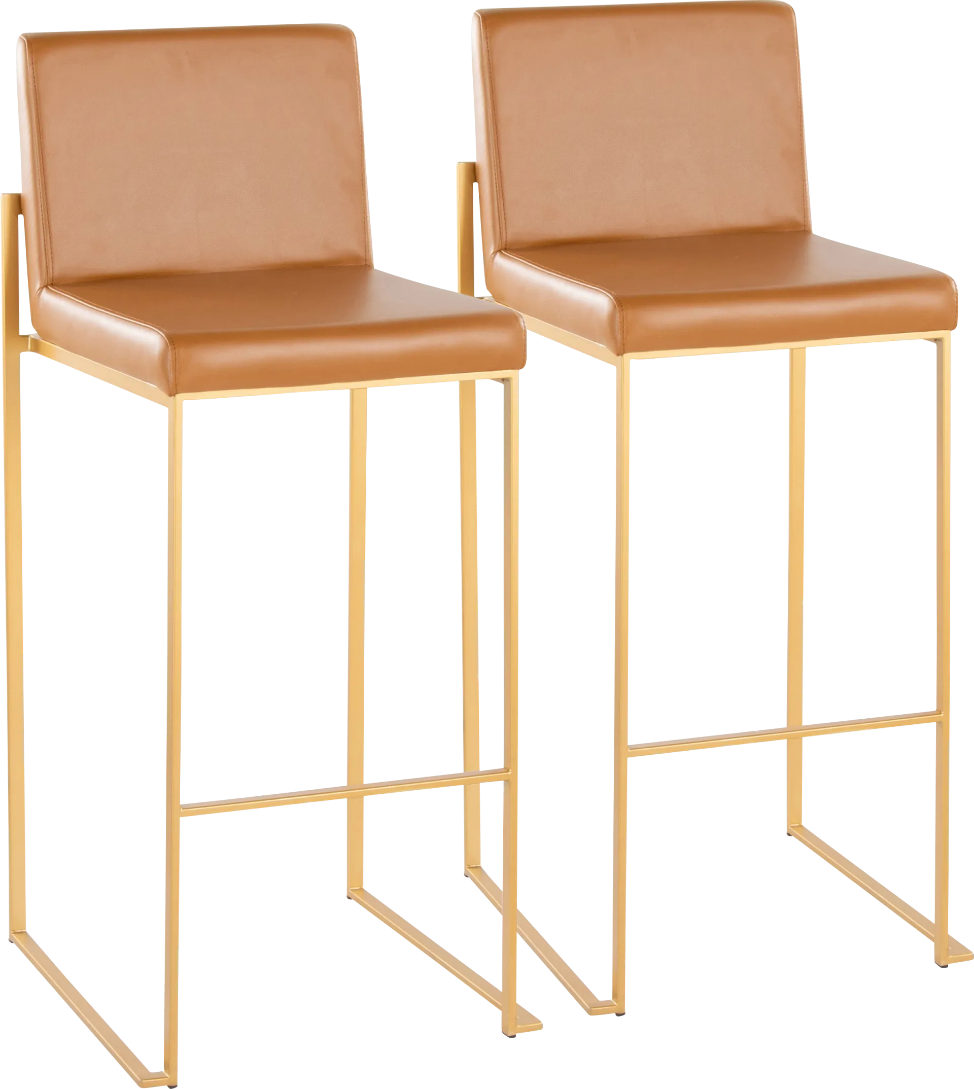 Nowotny III Camel Barstool, Set of 2 - Image 1