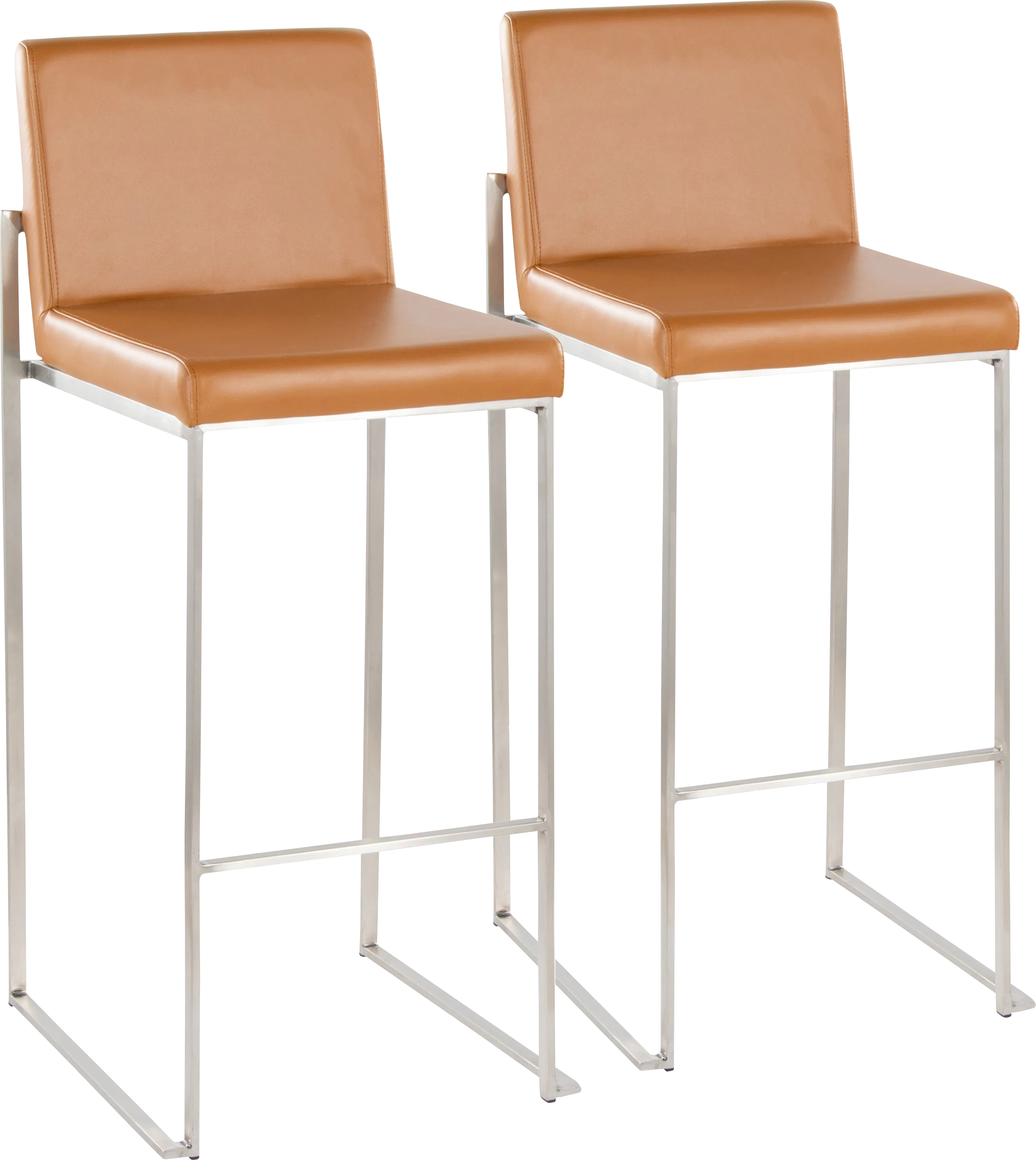 Nowotny V Camel Barstool, Set of 2 - Thumbnail - Image 1