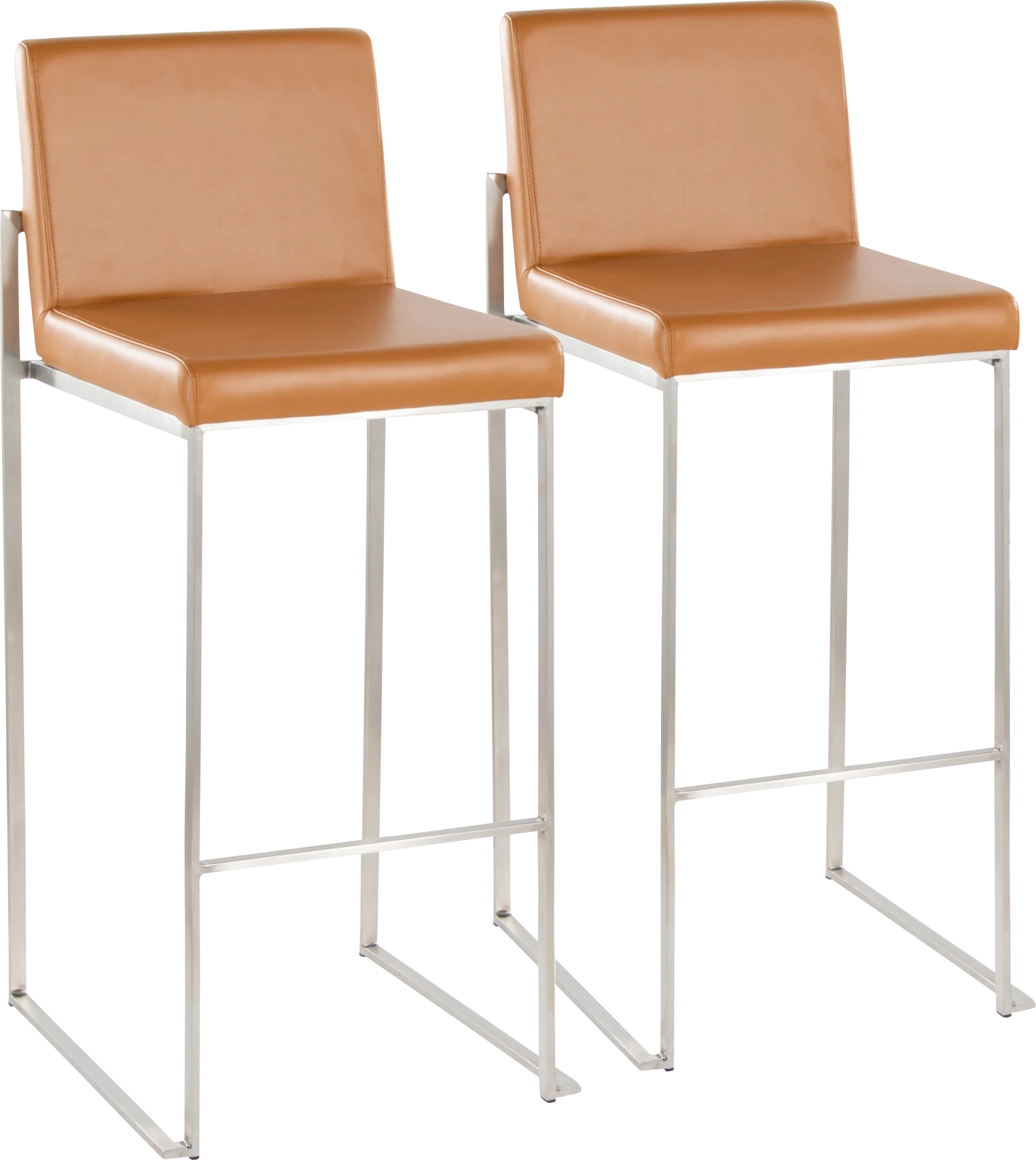 Nowotny V Camel Barstool, Set of 2 - Image 1