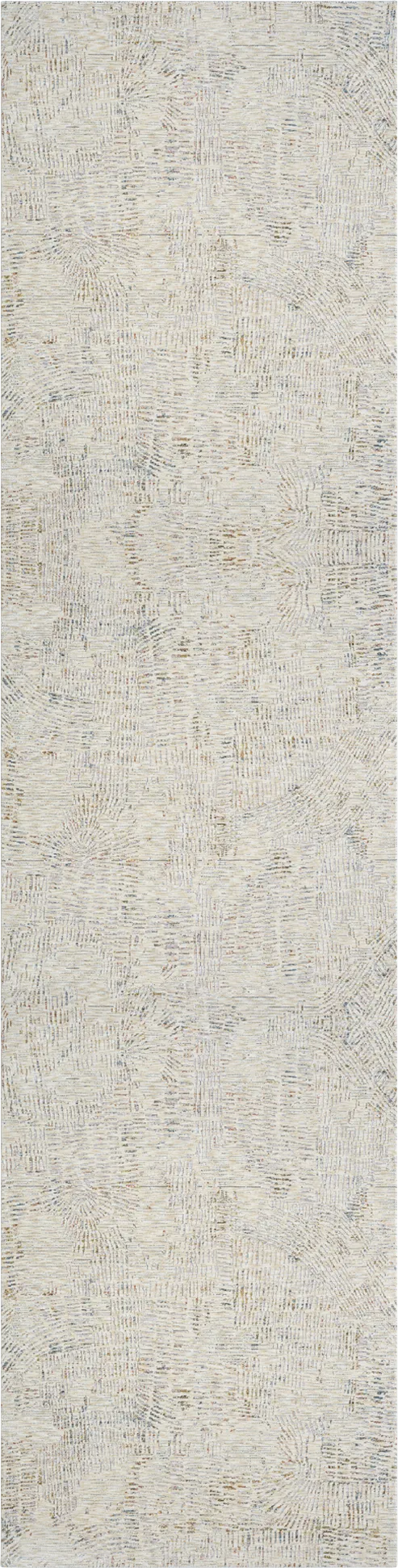 Baxmark Gray/Ivory 2'6 x 8' Runner Rug - Thumbnail - Image 1