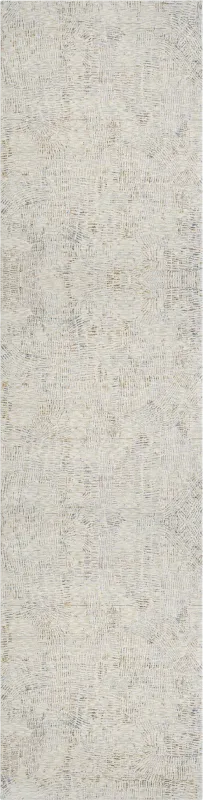 Baxmark Gray/Ivory 2'6 x 8' Runner Rug