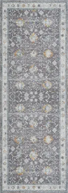 Avonney Gray 2'6 x 8' Runner Rug