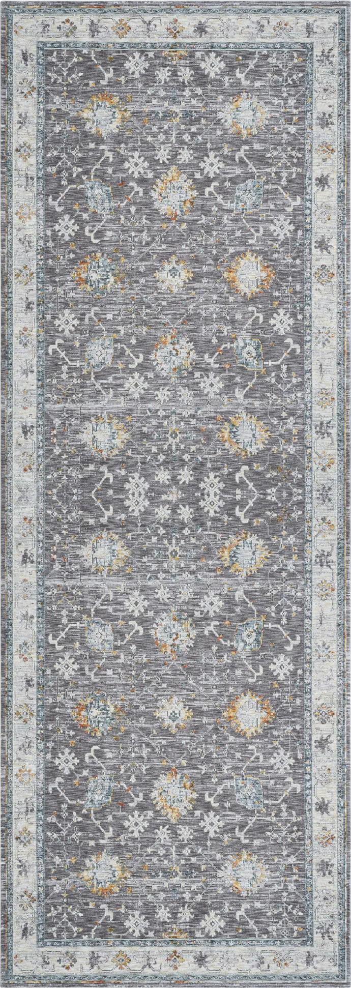 Avonney Gray 2'6 x 8' Runner Rug - Image 1