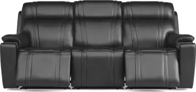 triple power reclining sofa with audio
