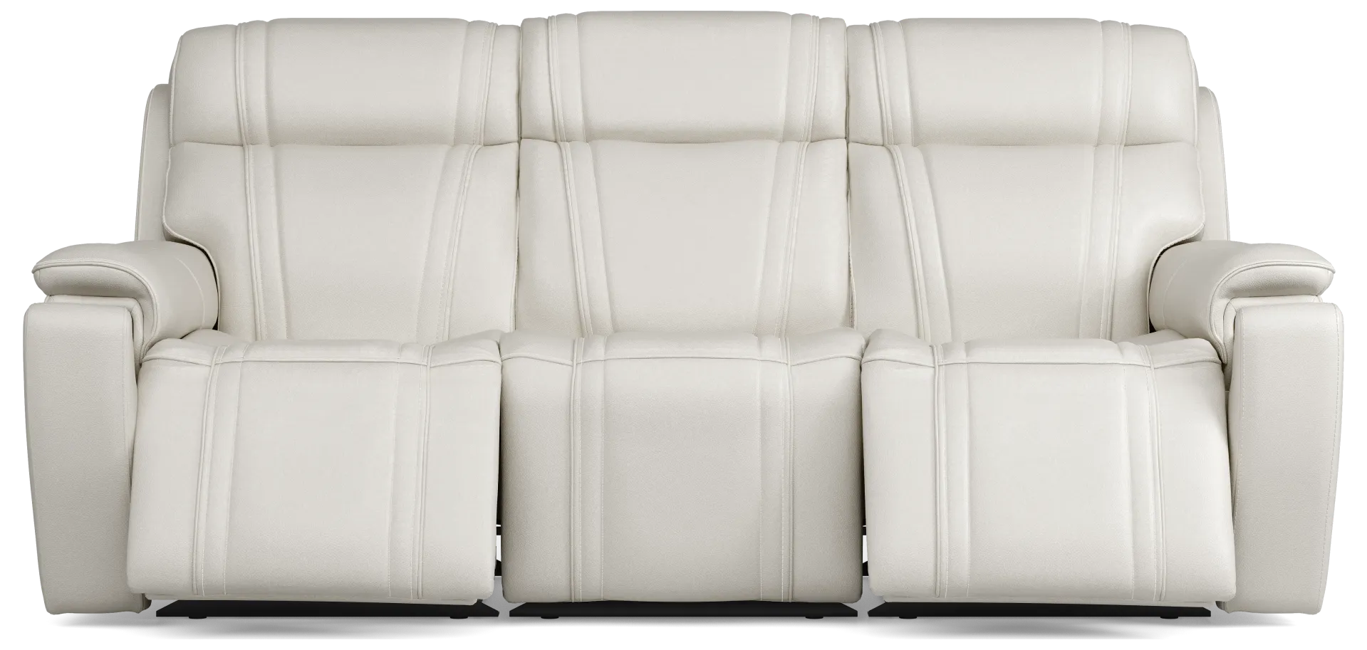 ice triple power reclining sofa with audio