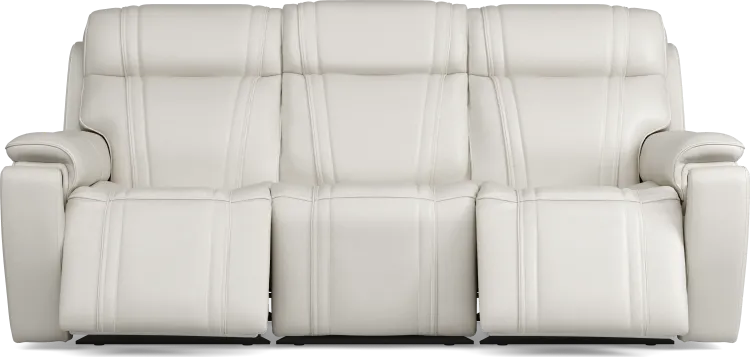 triple power reclining sofa with audio