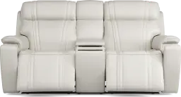 triple power console loveseat with audio