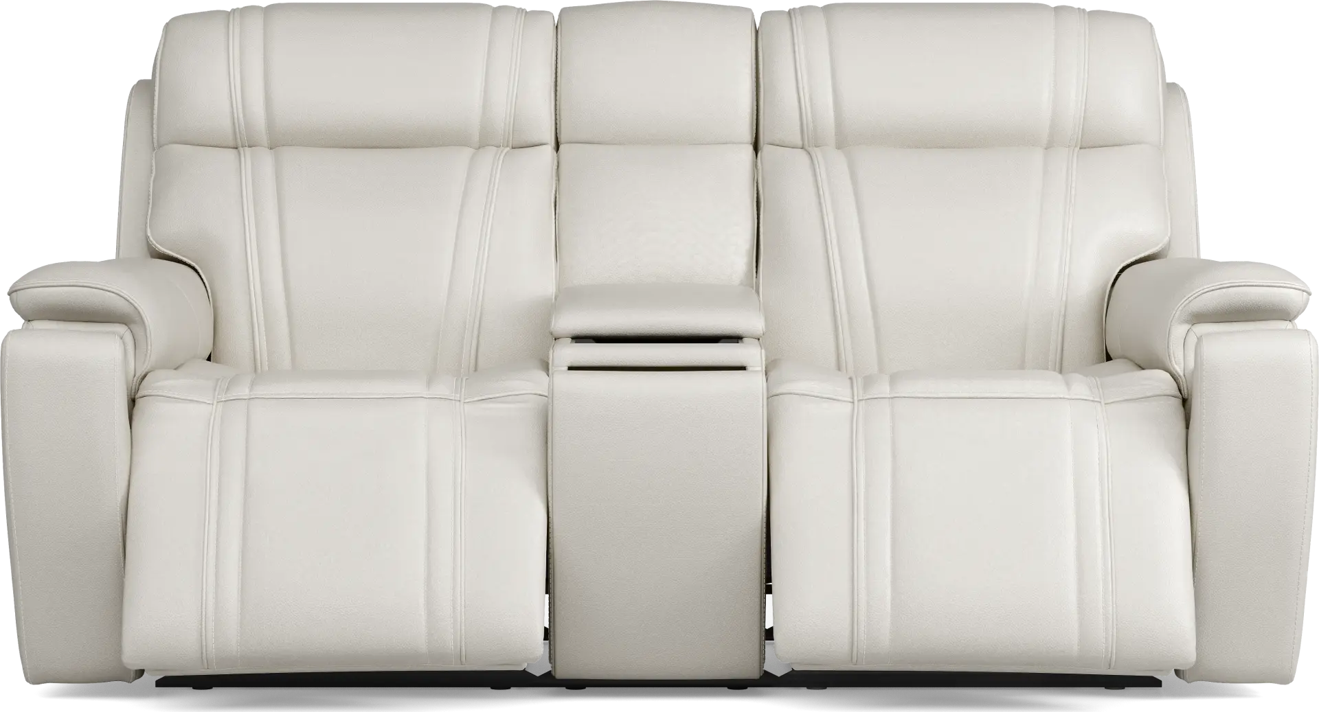 Sound Tech by Shaq Ice Leather Triple Power Reclining Loveseat with Audio