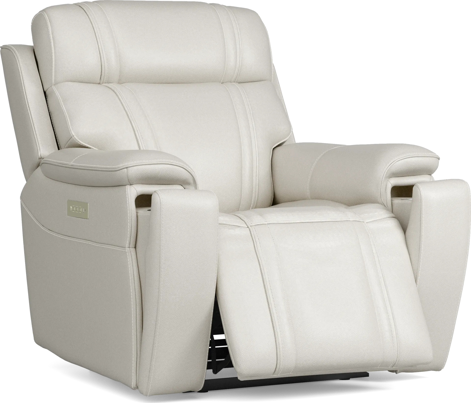 Sound Tech by Shaq Ice Leather Triple Power Recliner with Audio - Image 1