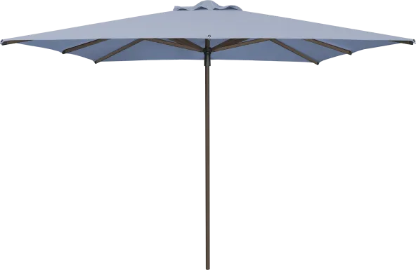 Soleil Bronze 8' Square Ocean Outdoor Umbrella