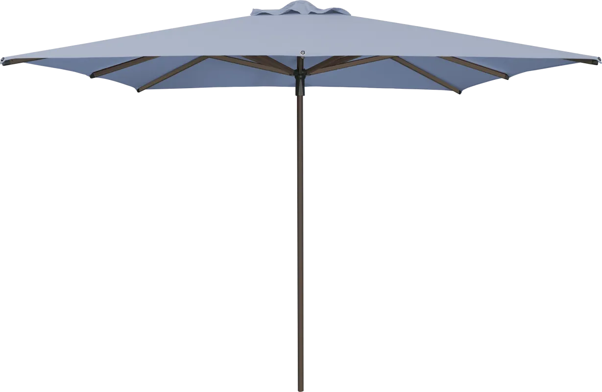 Soleil Bronze 8' Square Ocean Outdoor Umbrella