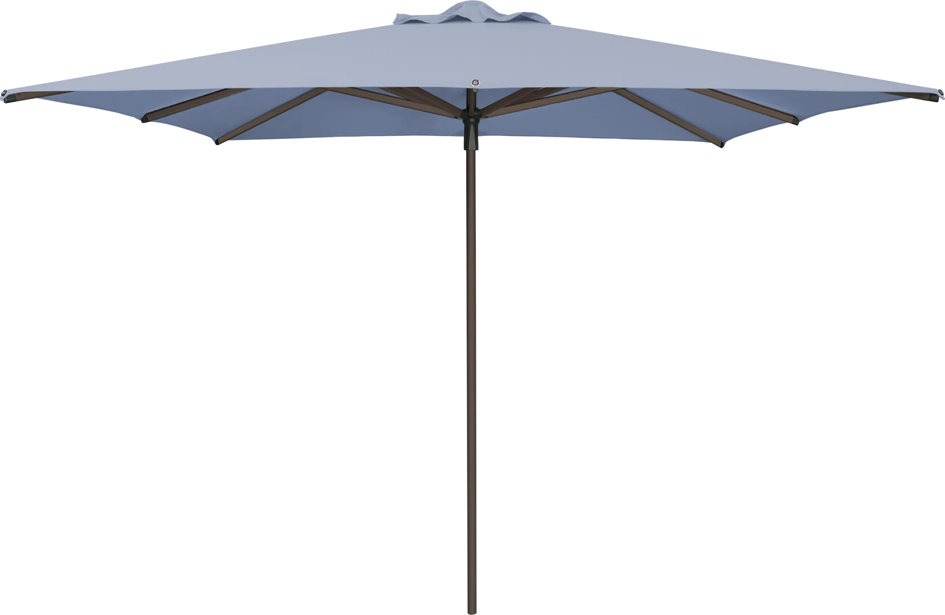 Soleil Bronze 8' Square Ocean Outdoor Umbrella - Image 1