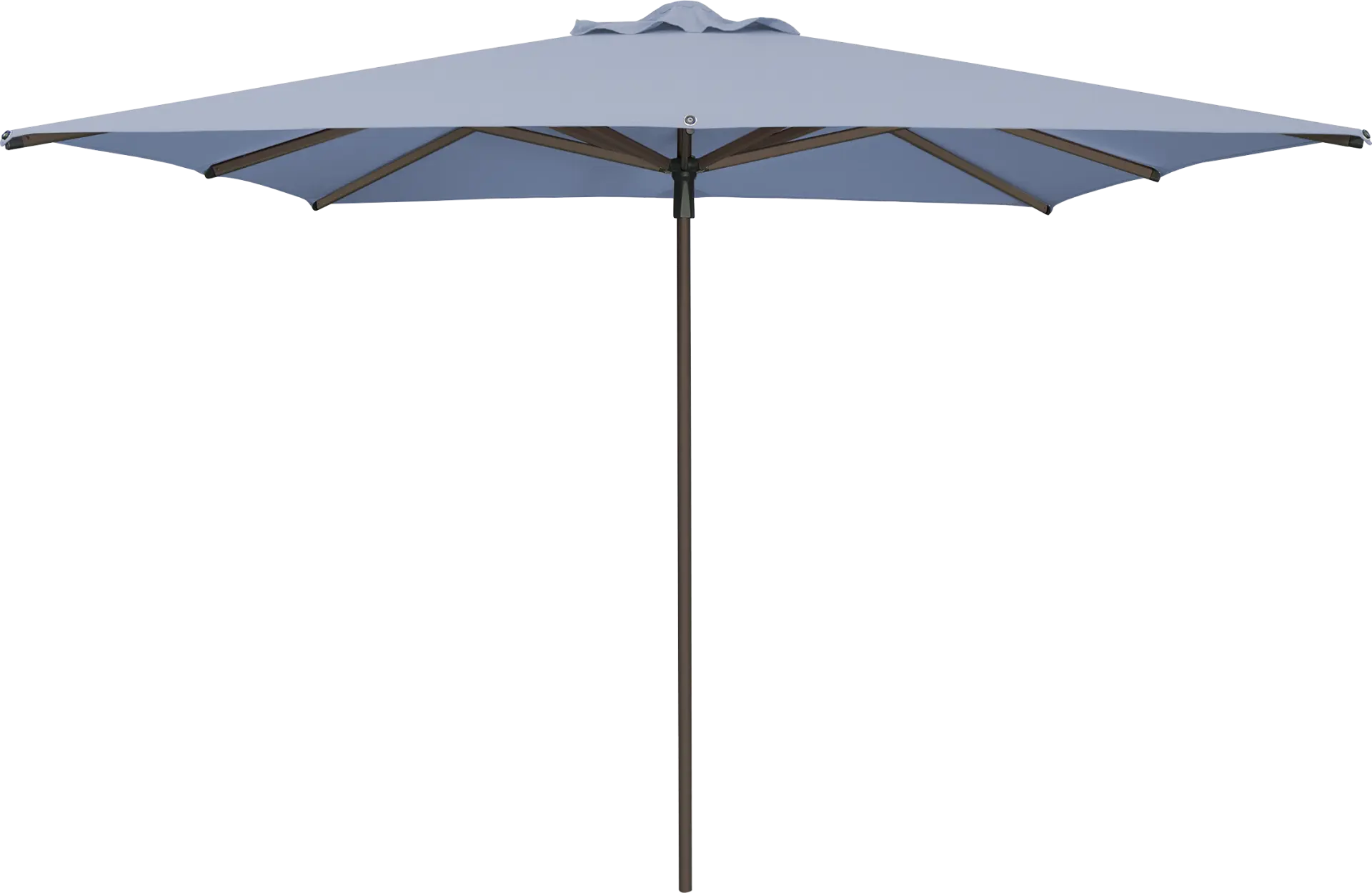 Soleil Bronze 8' Square Ocean Outdoor Umbrella